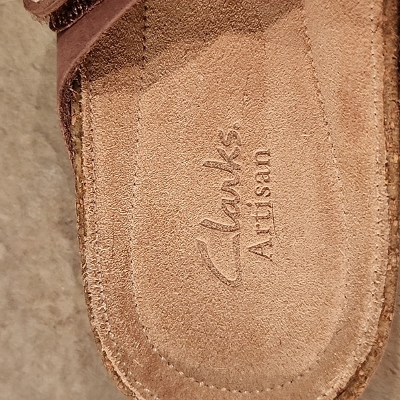 CLARKS ARTISAN Thong Sandal Mocha Brown Size 7 - Picture 9 of 11